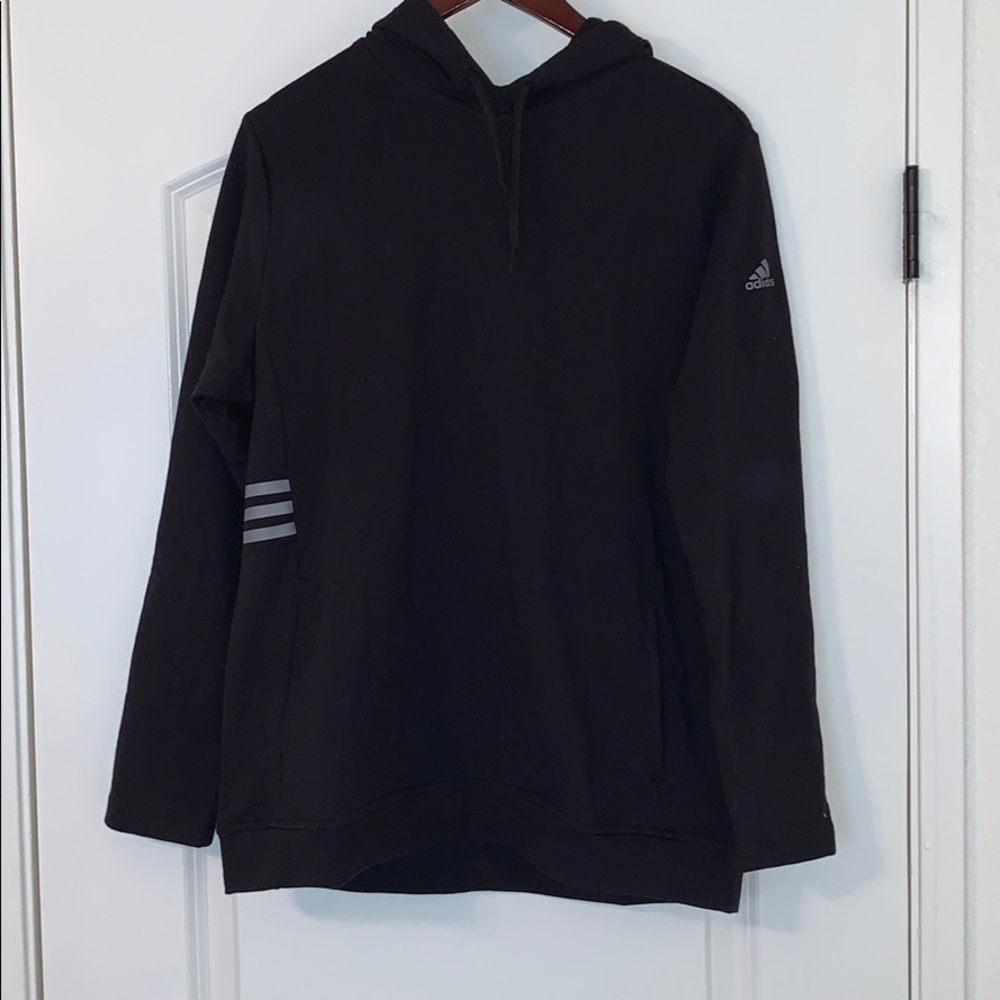 Adidas black lightweight pullover